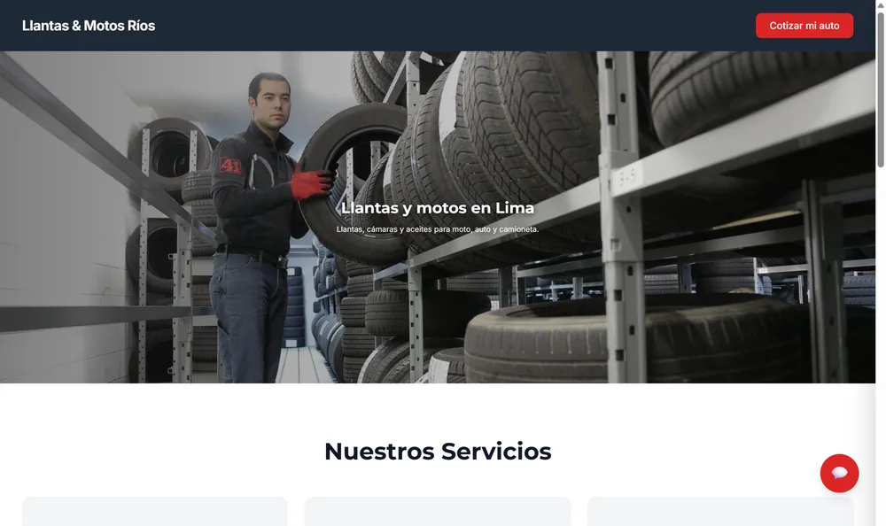 Tienda en línea de Llantas & Motos Ríos